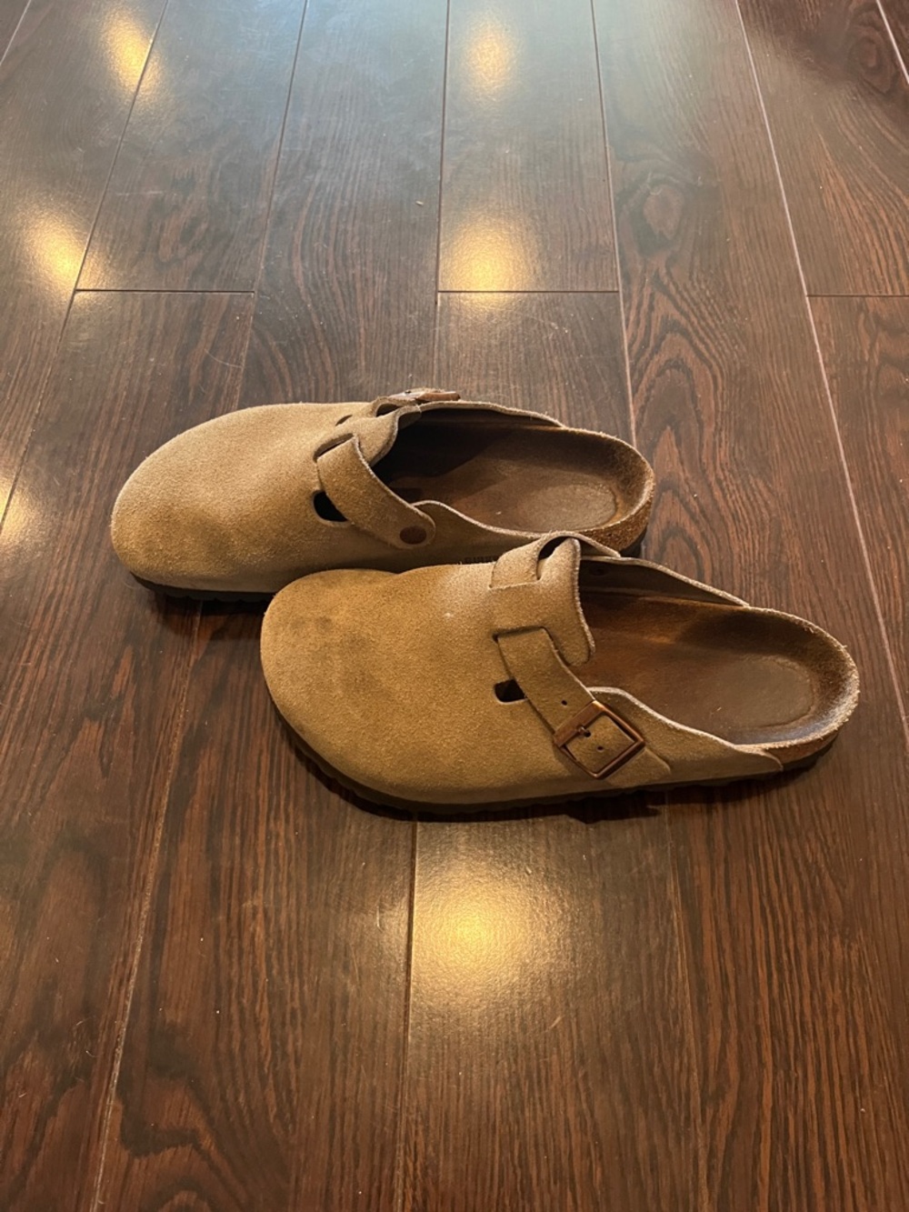 Birkenstock Suede Boston Slip-On Clog - Picture 2 of 8